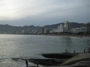 Final de tarde no Arpoador - pena que tava meio nublado